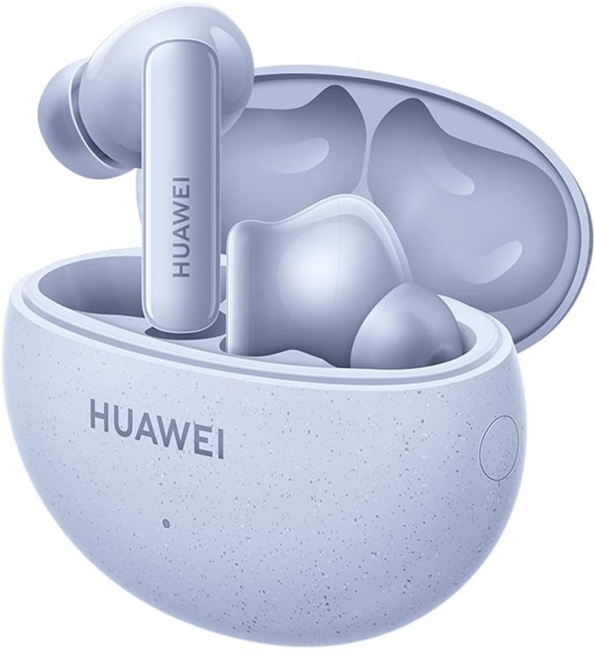 HUAWEI FreeBuds 5I Auriculares sem fios, iOS e Android e Windows, Bluetooth 5.2, controlo deslizante, áudio Hi-Res, 3 modos ANC, 28 horas de bateria, IP54, conexão dupla, azul