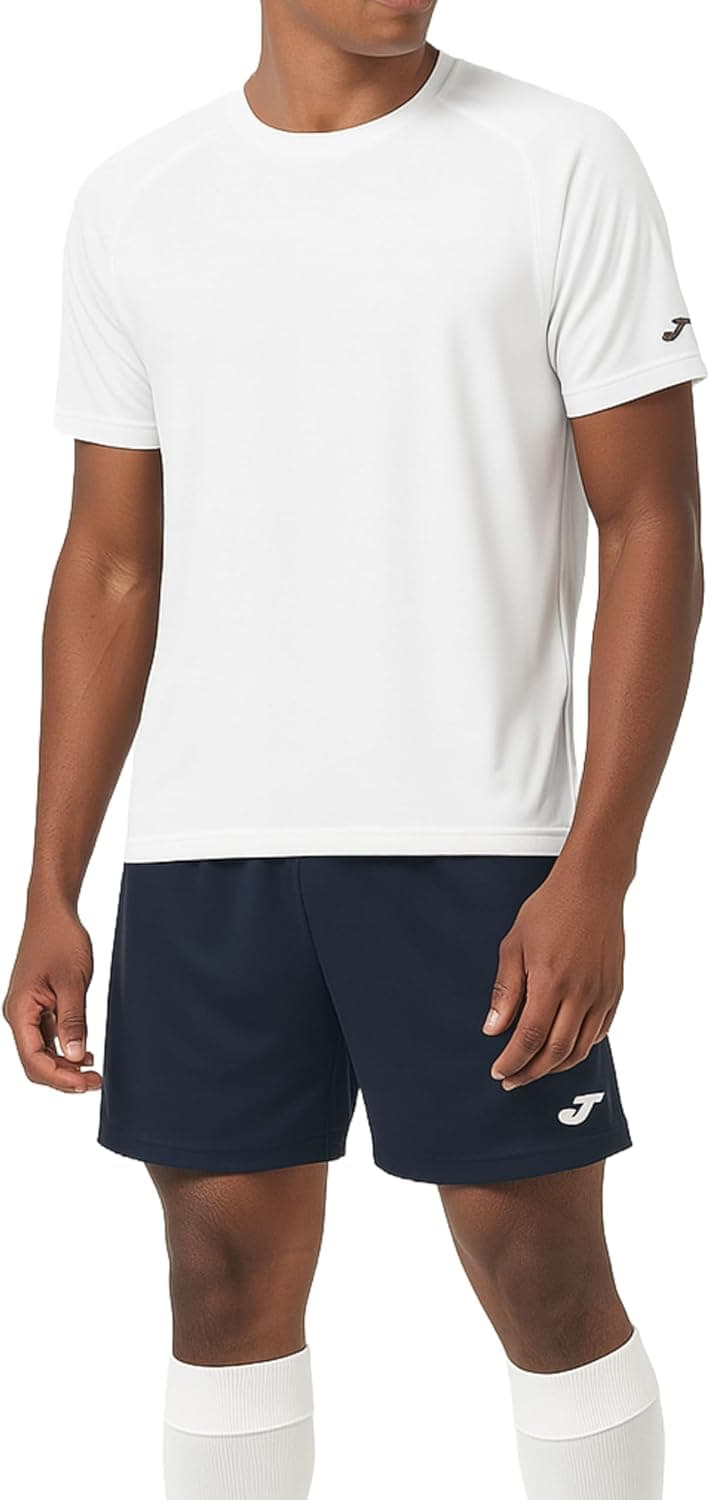 Joma Treviso | Calções desportivos masculinos com cintura elástica ajustável, tecnologia DRY MX e corte leve para treino ou jogo.