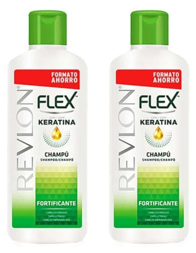 Revlon Flex Shampoo Fortificante 650 ml x 2