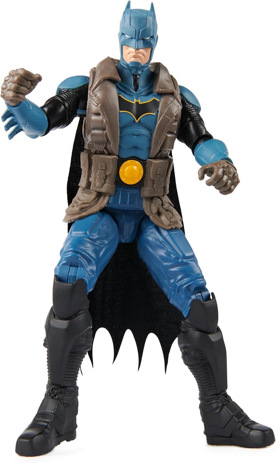 BATMAN - DC COMICS - Boneco Batman articulado colecionável de 30 cm - 6069258 - brinquedos super-heróis - brinquedo crianças 3 anos - presente criança 3 anos +