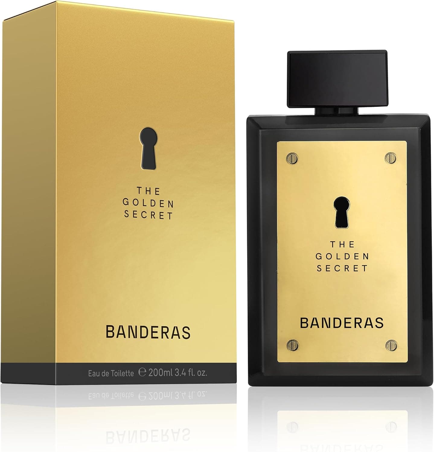 Bandeiras The Golden Secret água de Colónia - 200 ml, a embalagem pode variar