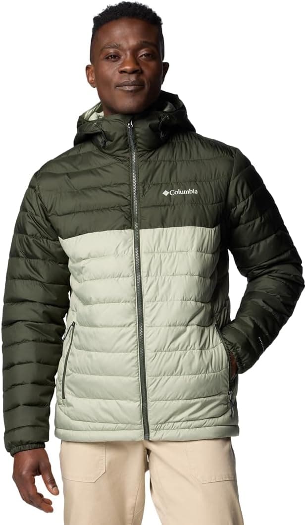Columbia Powder Lite 2 Hooded Jacket casaco acolchoado com capuz para homem