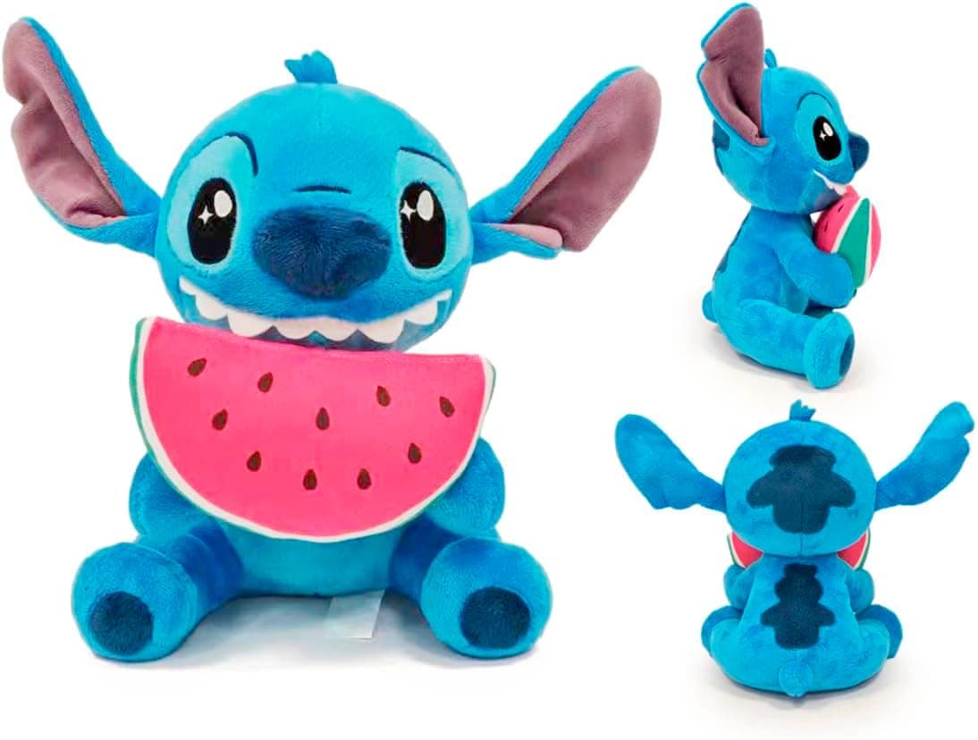 Simba Peluche Stitch com melancia 25 cm. Licença Disney 100% original, adequada para todas as idades (6315870192)