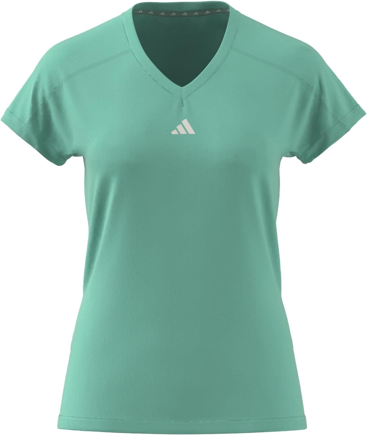adidas - AEROREADY Train Essentials Minimal Branding V-Neck T-Shirt de mulher, M