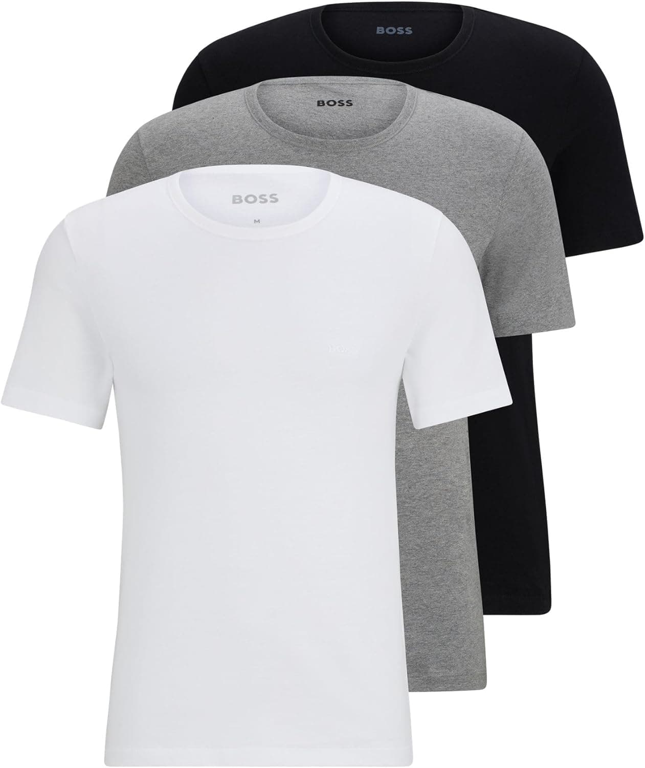HUGO BOSS T-shirts para homem, pack de 3
