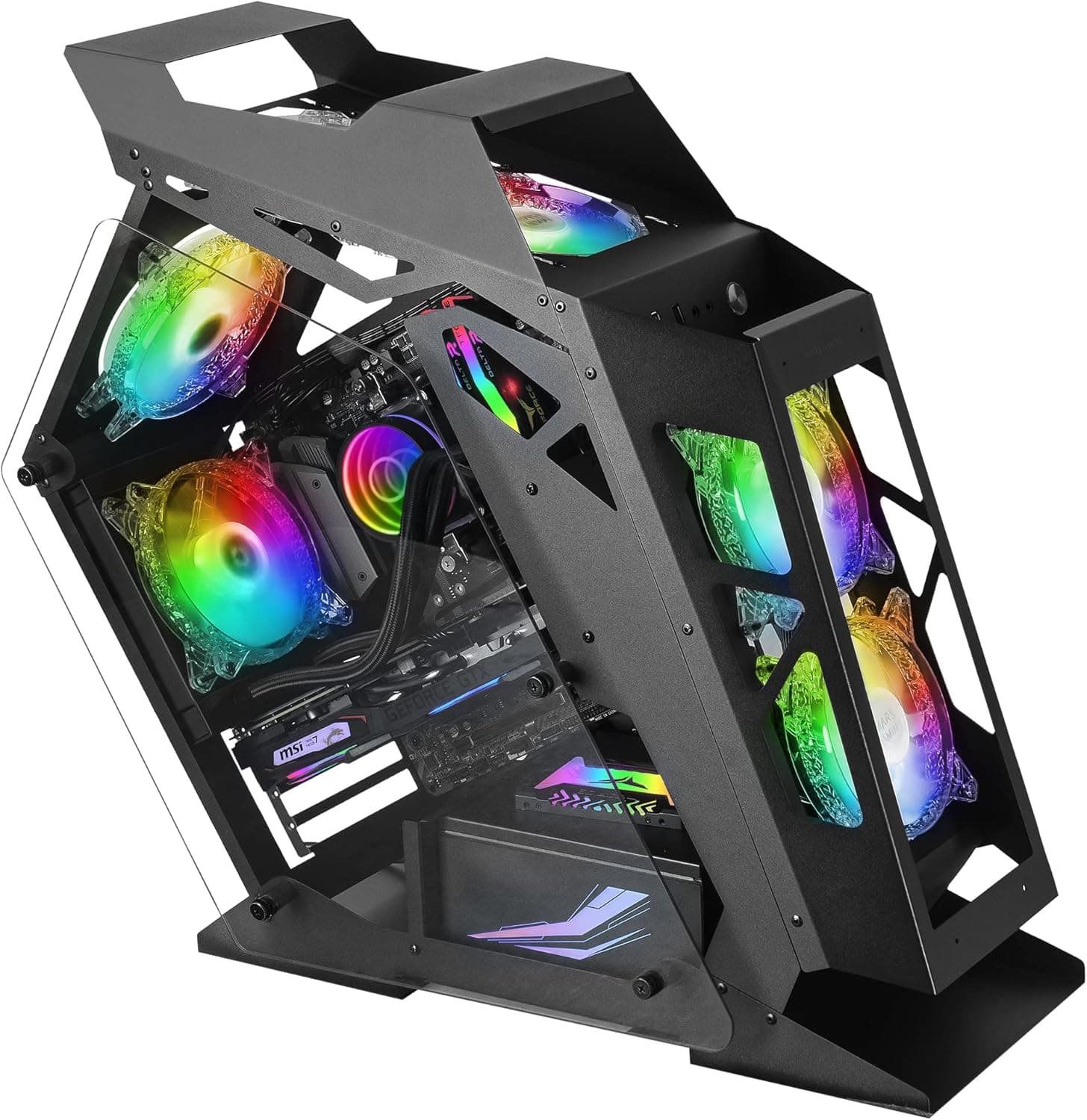 Mars Gaming MC61 Vidro temperado USB 3.2 preto