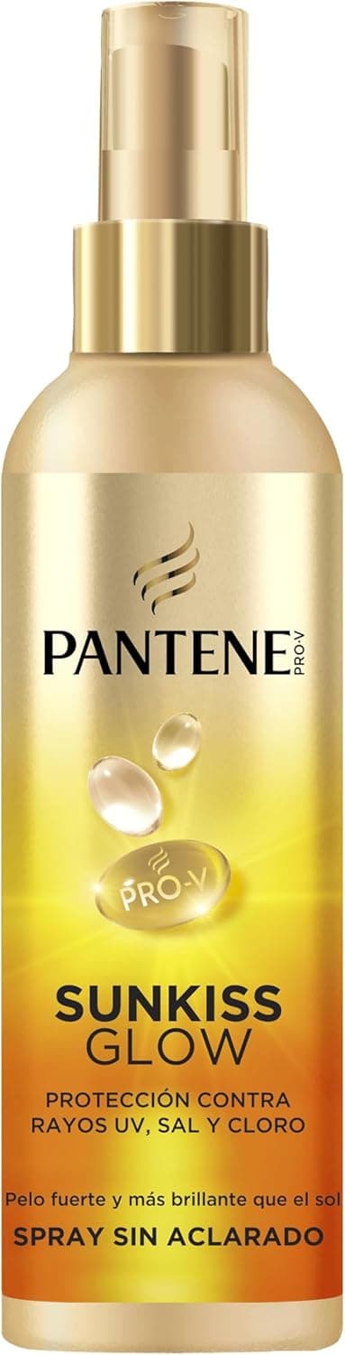 Pantene Pro-V Sunkiss Glow Spray protetor solar para o cabelo 200 ml. Protege contra o sol, sal e cloro para cabelo forte e brilhante