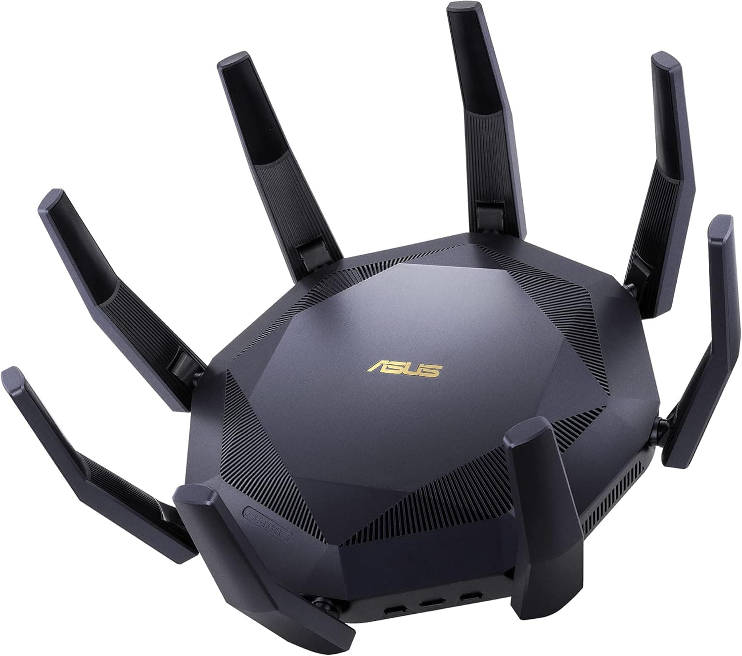 ASUS RT-AX89X Router Gaming AX6000 WiFi 6 extensível de banda dupla e 12 fluxos, portas 10G, porta de jogo, modo para jogos móveis, segurança de rede, Instant Guard, VPN, compatível com AiMesh