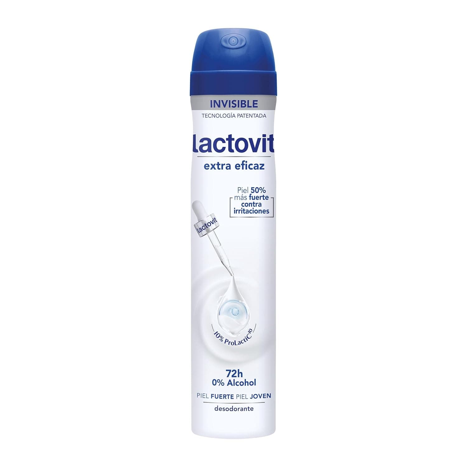 Lactovit Extra Effective | Desodorizante com microcápsulas protetoras 0% álcool anti-irritação eficácia 72H