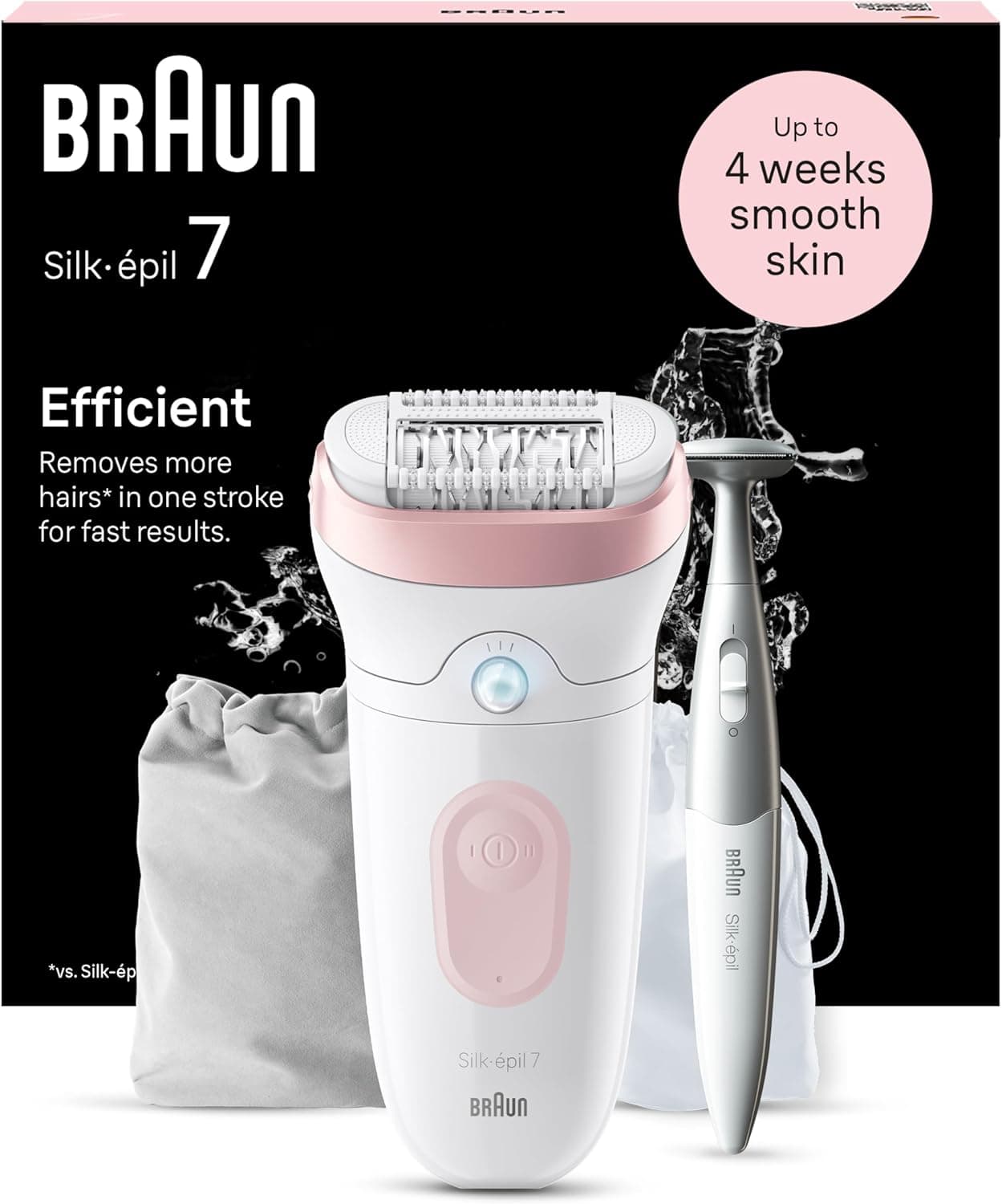 Braun Silk-épil 7, Depiladora elétrica para uma eliminação fácil do cabelo, pele macia e duradoura, 7-210