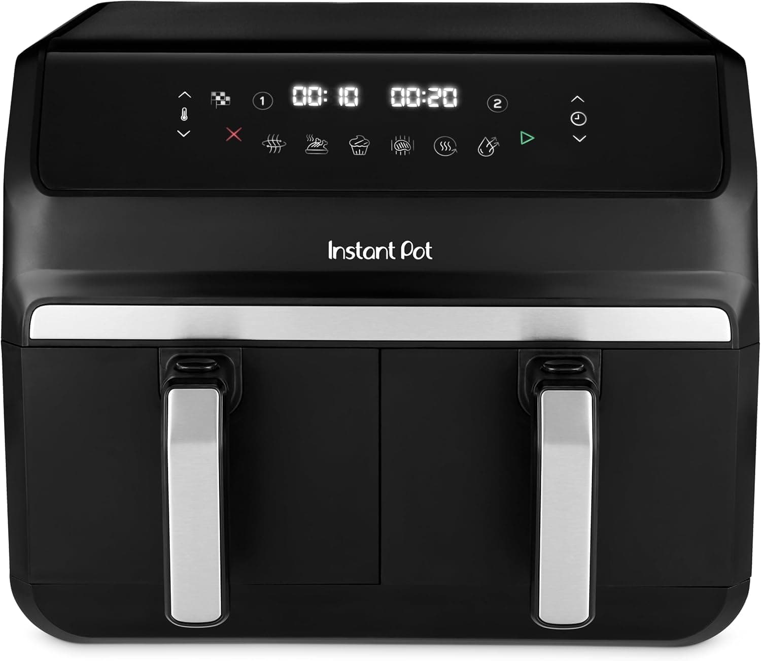 Instant Pot Vortex Dual | Fritadeira de ar quente com 8 L, duas cestas de 4 L e 8 funções
