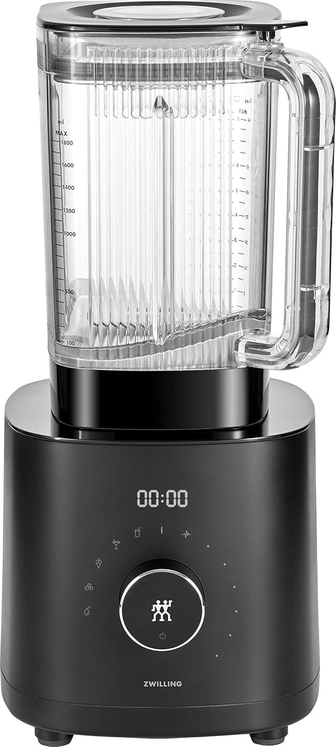 Zwilling Enfinigy | Liquidificadora de alta performance 1600 W com lâmina em aço inoxidável e jarro de 1,8 L