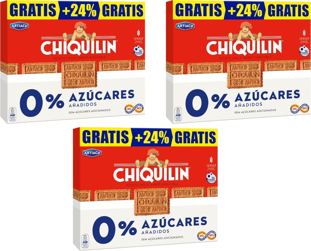 Chiquilín 0%, 525g x 3