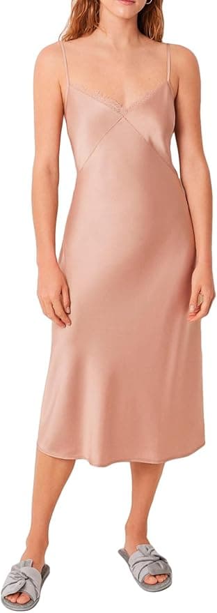 Women'secret | Camisola de noite curta em renda verde para mulher