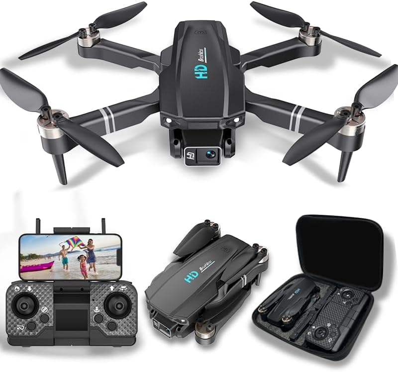 Dron profissional com câmara 4K, para adultos, crianças, principiantes, quadricóptero com comando remoto, FPV, minidron com 50 minutos, motor sem escovas, botão de início, fotografia por gestos