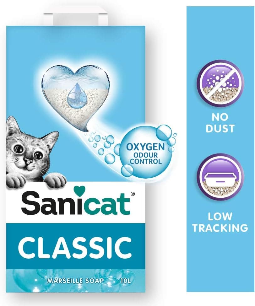 Sanicat Sepiolita ABSORVENTE Classic Marselha OXIGEN Power 10 LT (6,25 kg)
