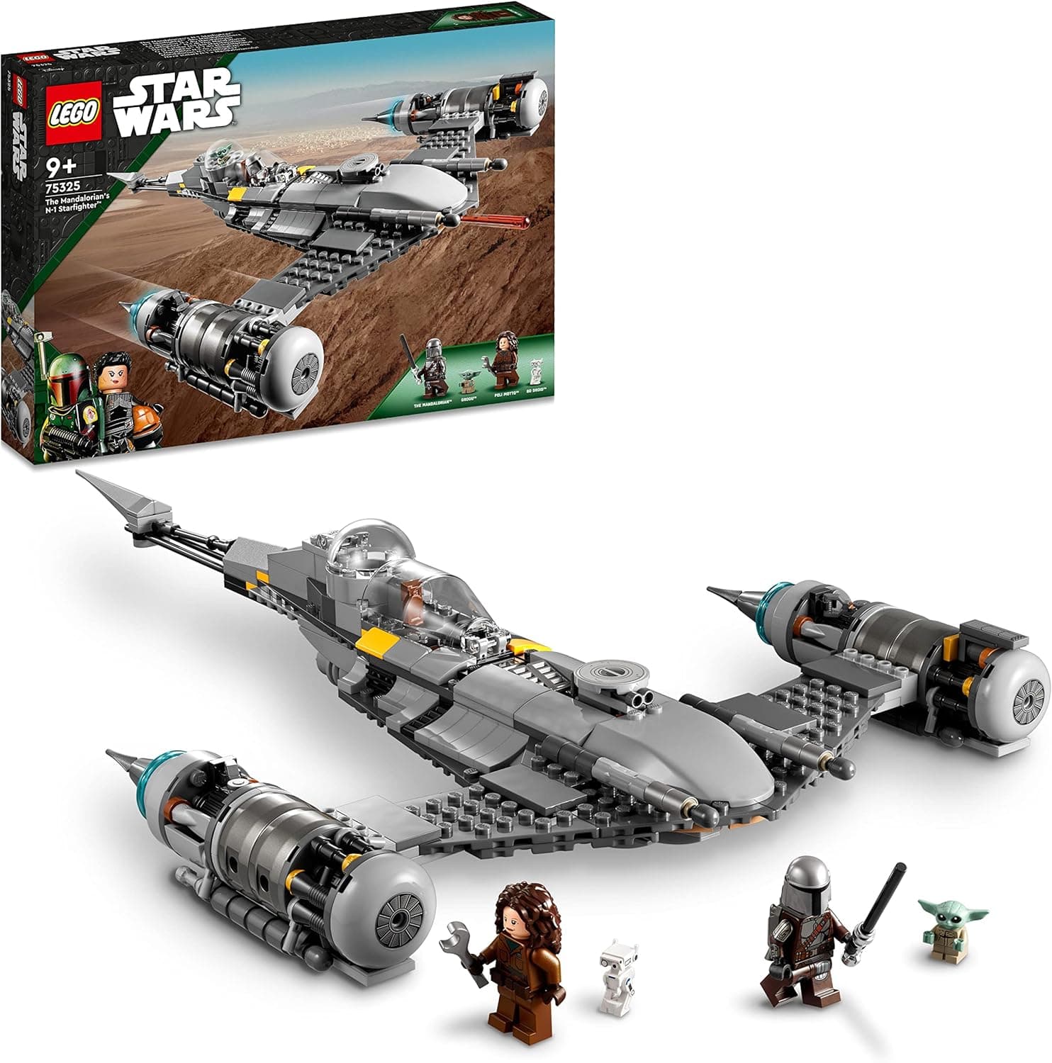 LEGO Star Wars O Starfighter N-1 do Mandalorian 412 Peças - 75325