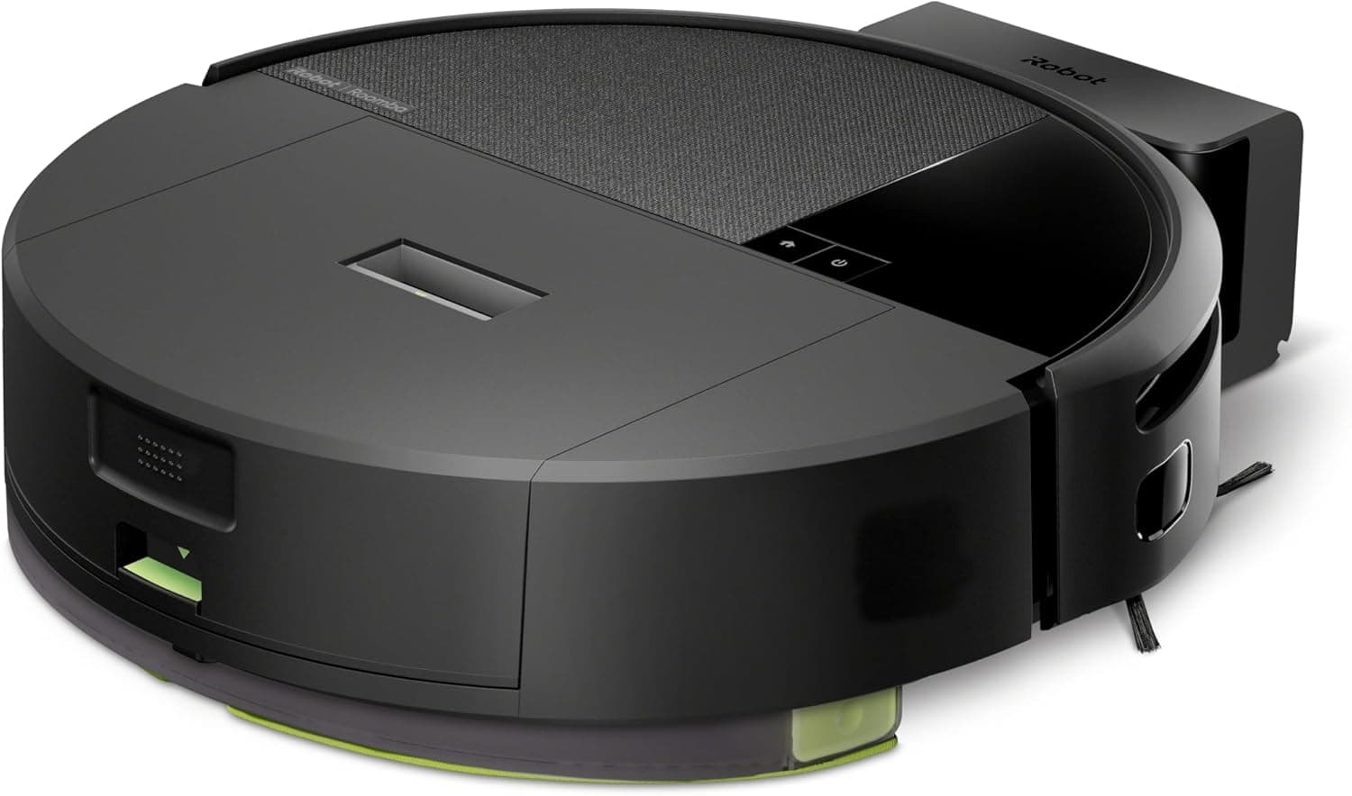 iRobot Roomba 205 DustCompactor Combo, aspirador de pó, esmagamento e compactador integrado de resíduos no robô, Clearview LiDAR, 7000 Pa, 180 mins, SmartScrub, evita obstáculos, recarga e retoma, App