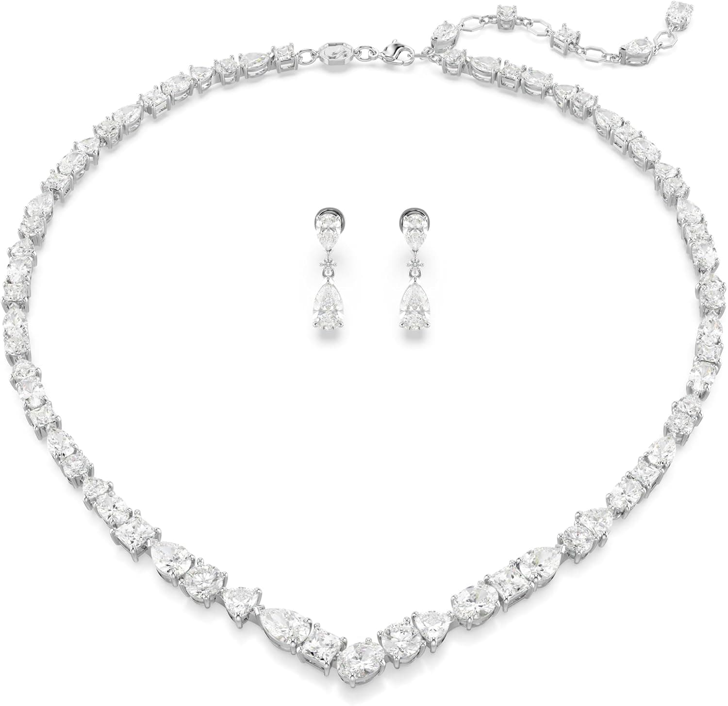 Swarovski Conjunto de colar e brincos para mulher, coleção Stella
