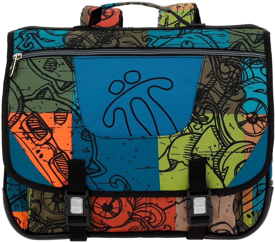 TOTTO Tijeras | Mochila escolar 15 L com 3 compartimentos e costas ergonómicas