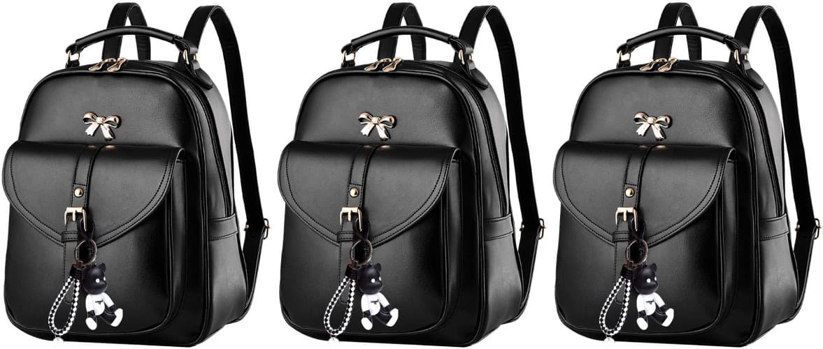 DEERWORD Mulher malas mochila casual mala de ombro marca médio antirroubo italianos PU couro 5255 1 peça