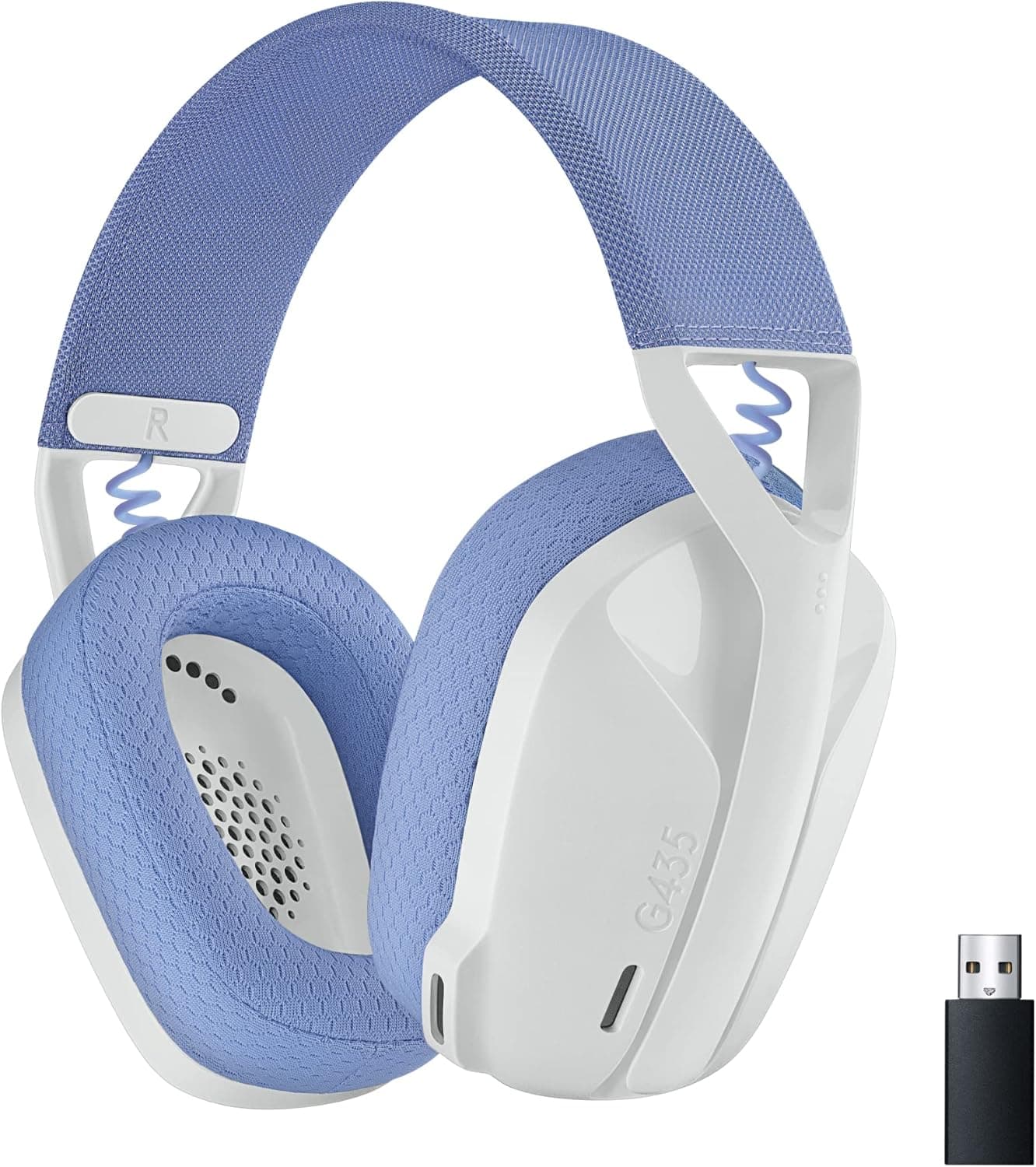 Logitech G G435 | Auscultadores gaming sem fios com microfone integrado e 18 horas de bateria