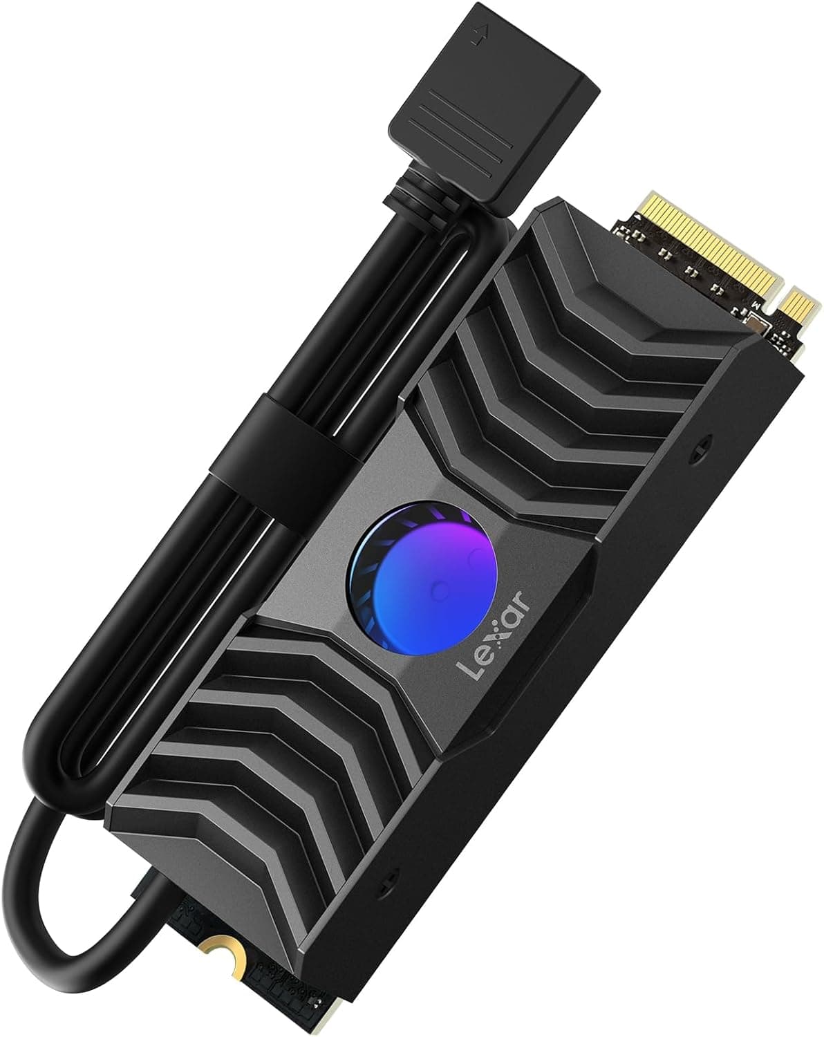 Lexar NM1090 2TB | SSD interno PCIe Gen5x4 M.2 2280 com dissipador e velocidade até 12000 MB/s