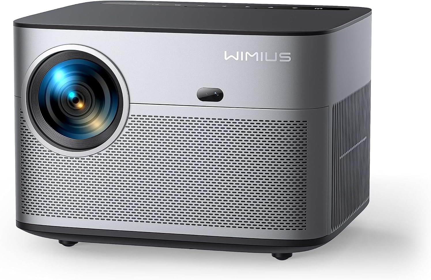 Projetor 4K WiFi Bluetooth【Auto Focus/Keystone: 30 000 lúmenes projetor WiFi Full HD 1080P 4K suporte WiMiUS projetor WiFi6 cinema em casa 300'' projetor Zoom 50% para telefone / TV Stiti. ck/PS5 HDMI