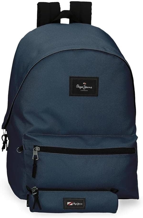 Mochila  Pepe Jeans de 44cm feita de poliéster. Costas reforçadas com alças largas, ergonómicas e acolchoadas que se adaptam perfeitamente às costas para proporcionar o maior conforto. 