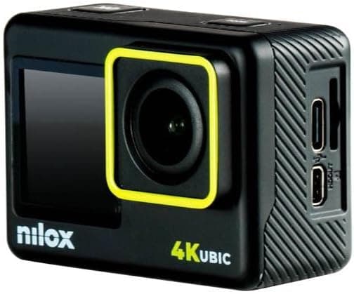 Nilox 4Kubic, Câmara de ação desportiva 4K Ultra HD, NXAC4KUBIC01  
