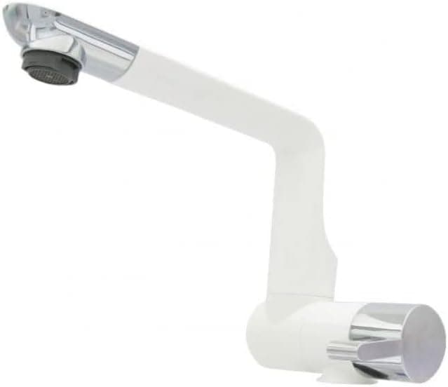 Comet Arona - Torneira com microinterruptor, cor cromada/branco