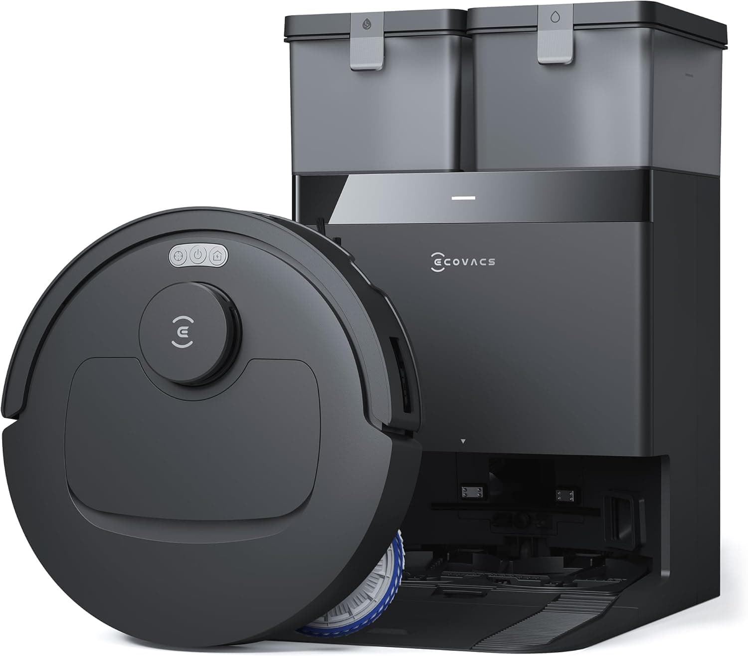 ECOVACS DEEBOT T30C Omni | Robot aspirador e lavador de chão com estação multifunções e sistema de auto-limpeza