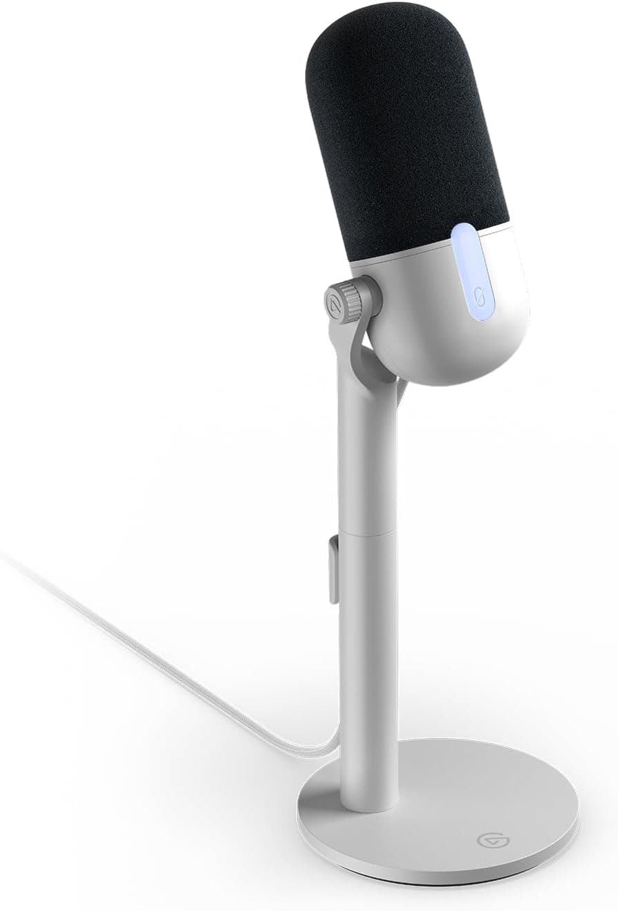 lgato Wave Neo Microfone condensador USB, toque para silenciar, para jogar, streaming, reuniões, gravar voz, teams/zoom/OBS/Twitch/Youtube, etc., Plug-n-Play, para portátil, PC, Mac, iPad, iPhone