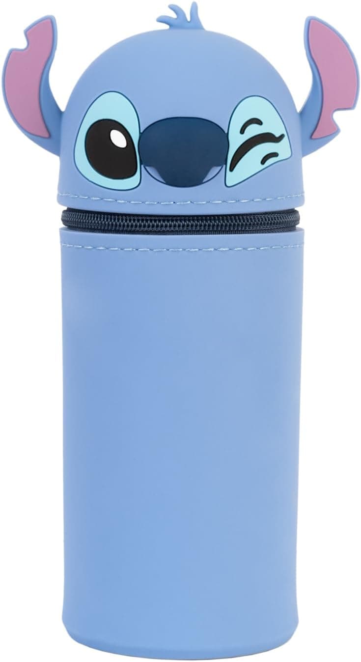 Estojo de Silicone para Costura Grupo Erik - Escola Pequena Ideal para Volta às Aulas - Material Escolar │ Acessório de Papelaria Disney, Licença Oficial