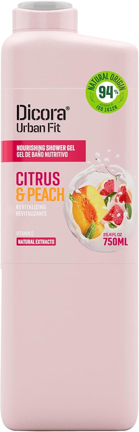 Dicora gel de banho vitamina C Citrus & Peach - 750 ml