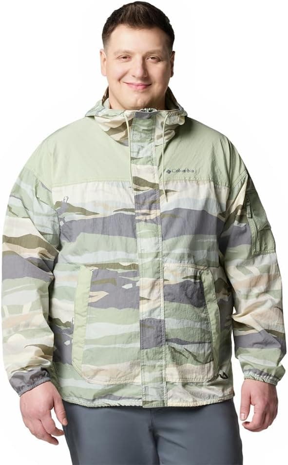 Columbia Challenger 2 Novelty | Casaco corta-vento leve para homem