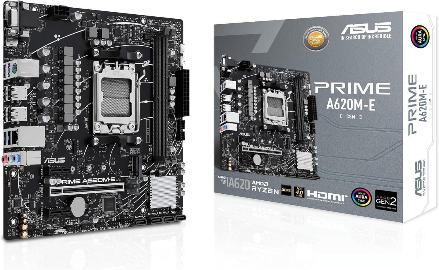 ASUS MB AMD AM5 Prime A620M-E-CSM