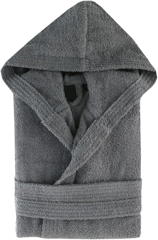 Top Towel - Roupão de banho unissexo com capuz - 100 % algodão- 500 g/m2 - Roupão de banho de caracóis