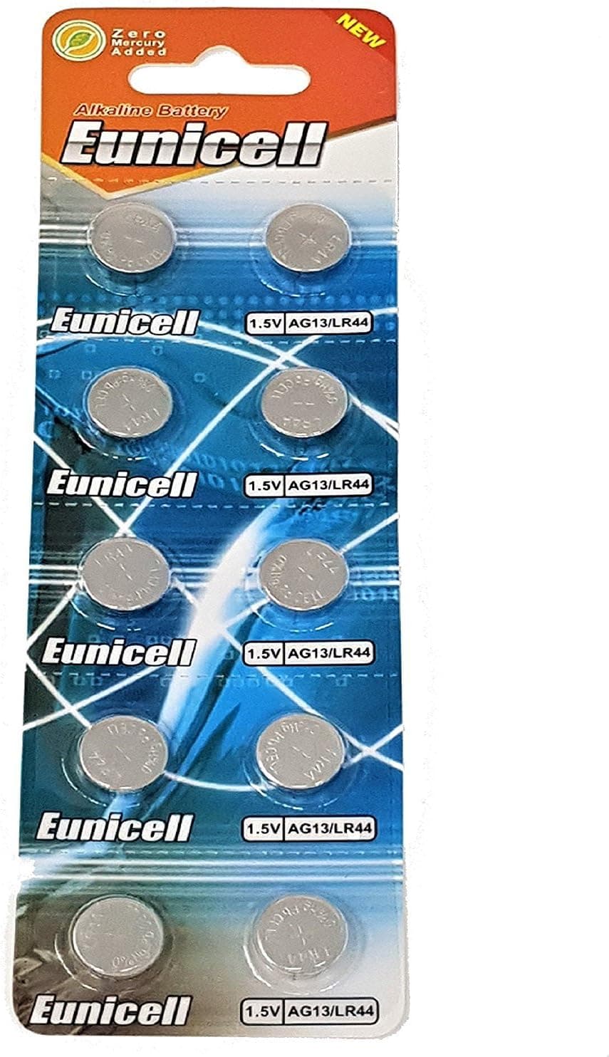 Genérico Eunicell 10 pilhas 1,5 V AG13/LR44