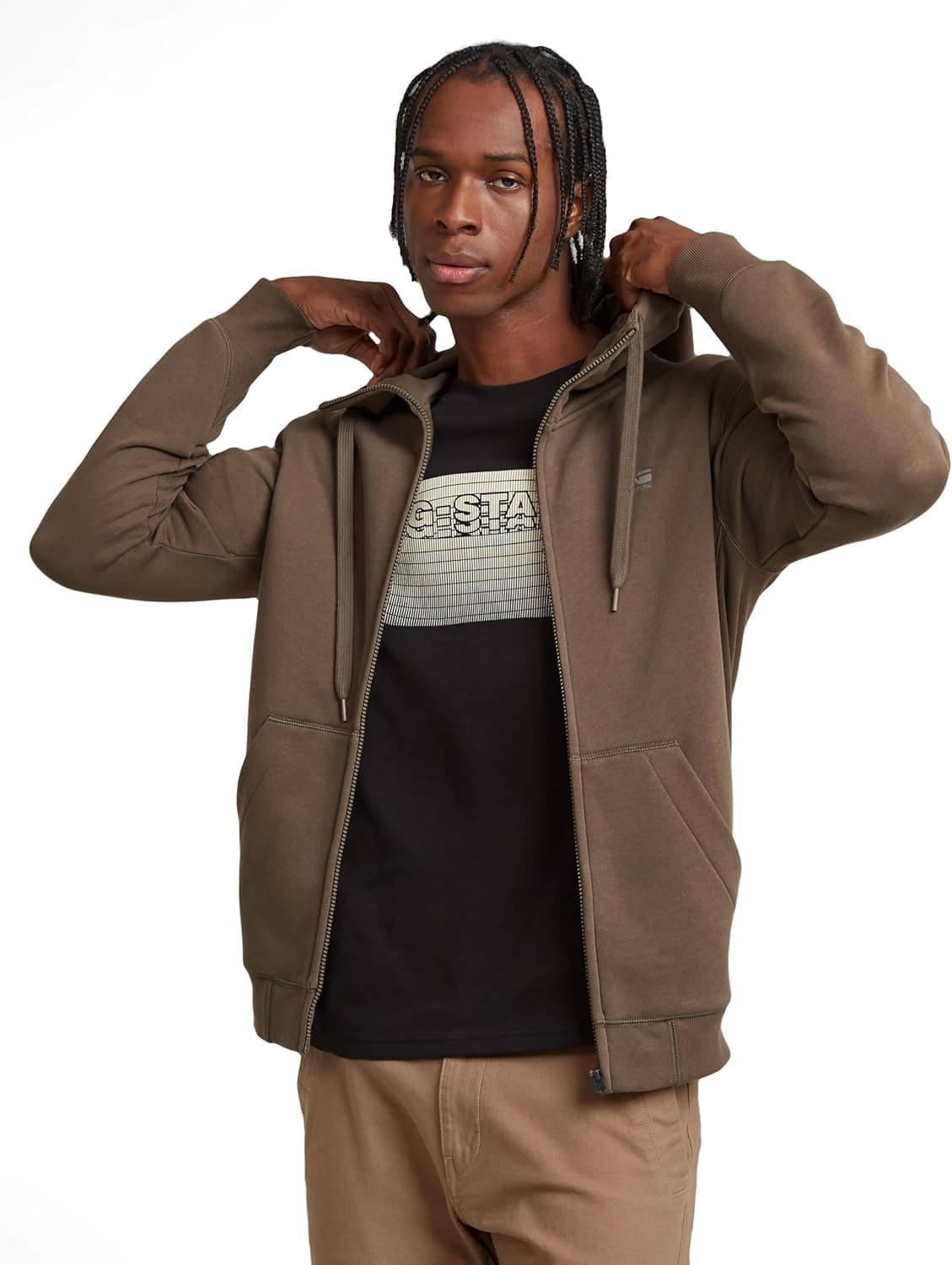 G-Star Men's Premium Core Hooded Sweater Casaco para homem