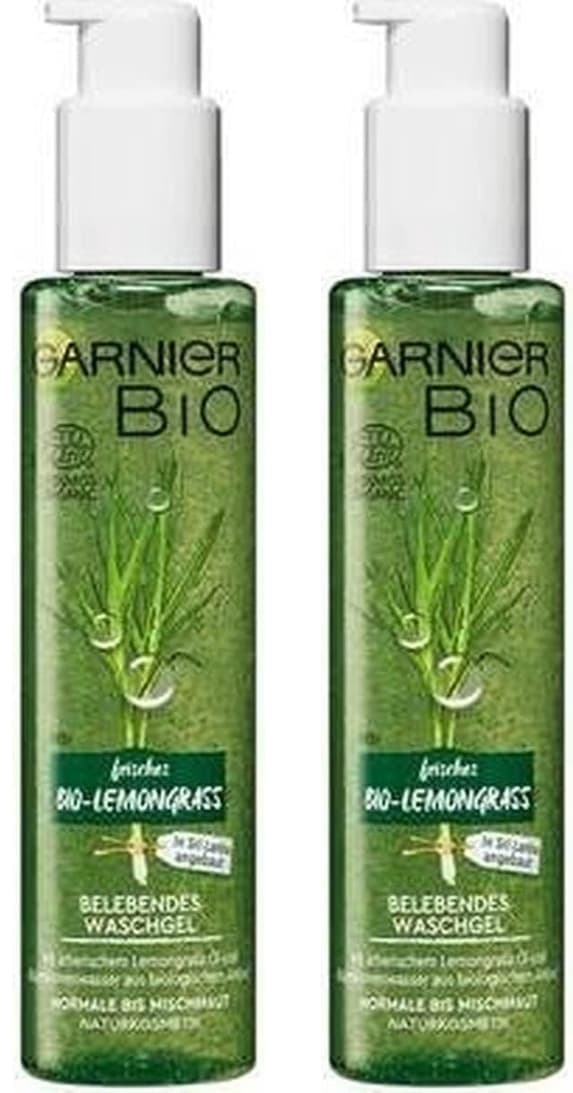 Garnier Bio Lemongrass Gel de Limpeza 150ml x2