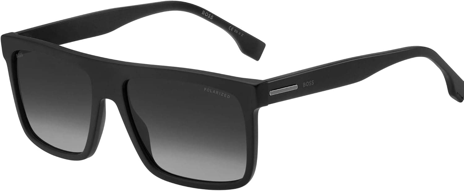 Boss óculos de sol 1440/S MATTE BLACK/GREY SHADED 59/17/150 homem