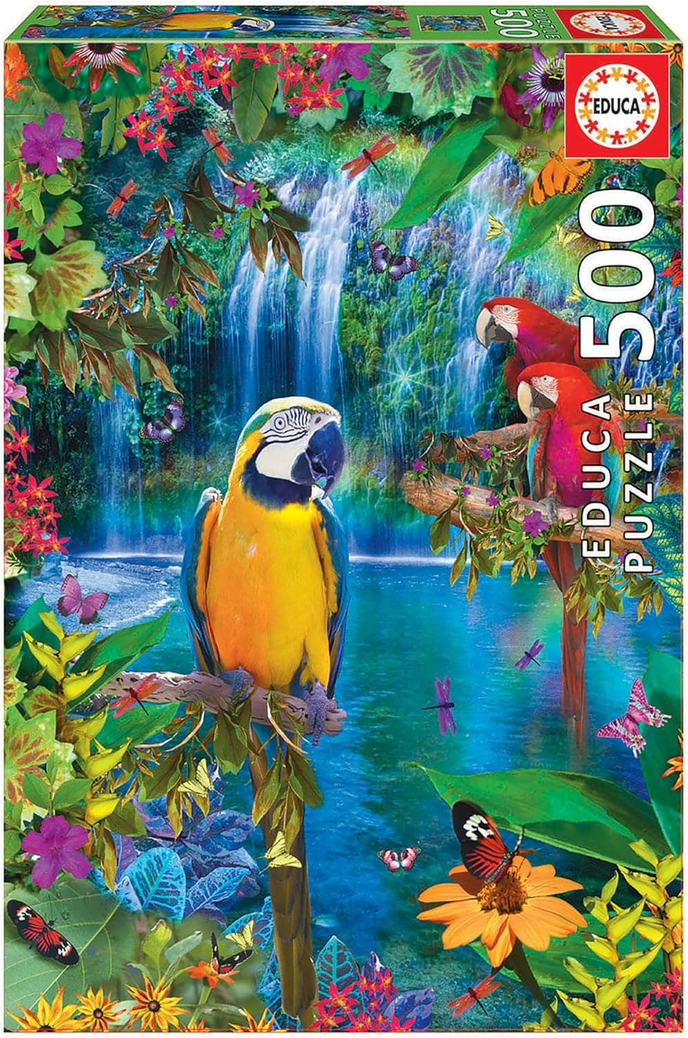 Educa Tropical Paradise | Puzzle de 500 peças com araras