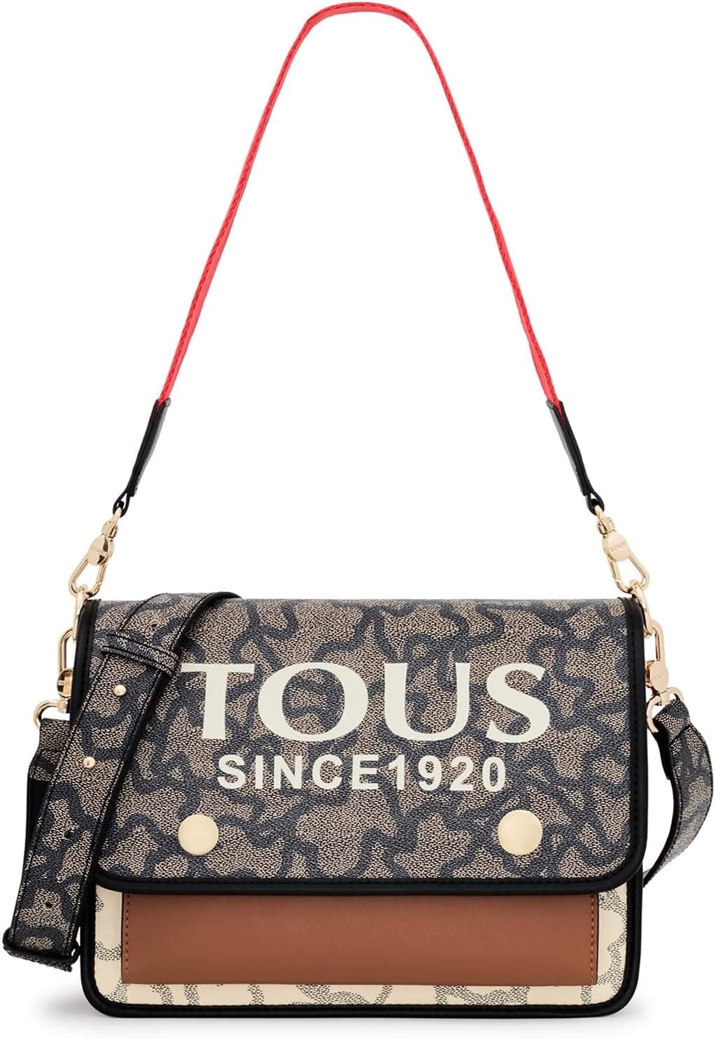 Tous Bolsa de ombro M. Audree K Icon multi-vermelho, mala de mulher, médio, Multi vermelho, M