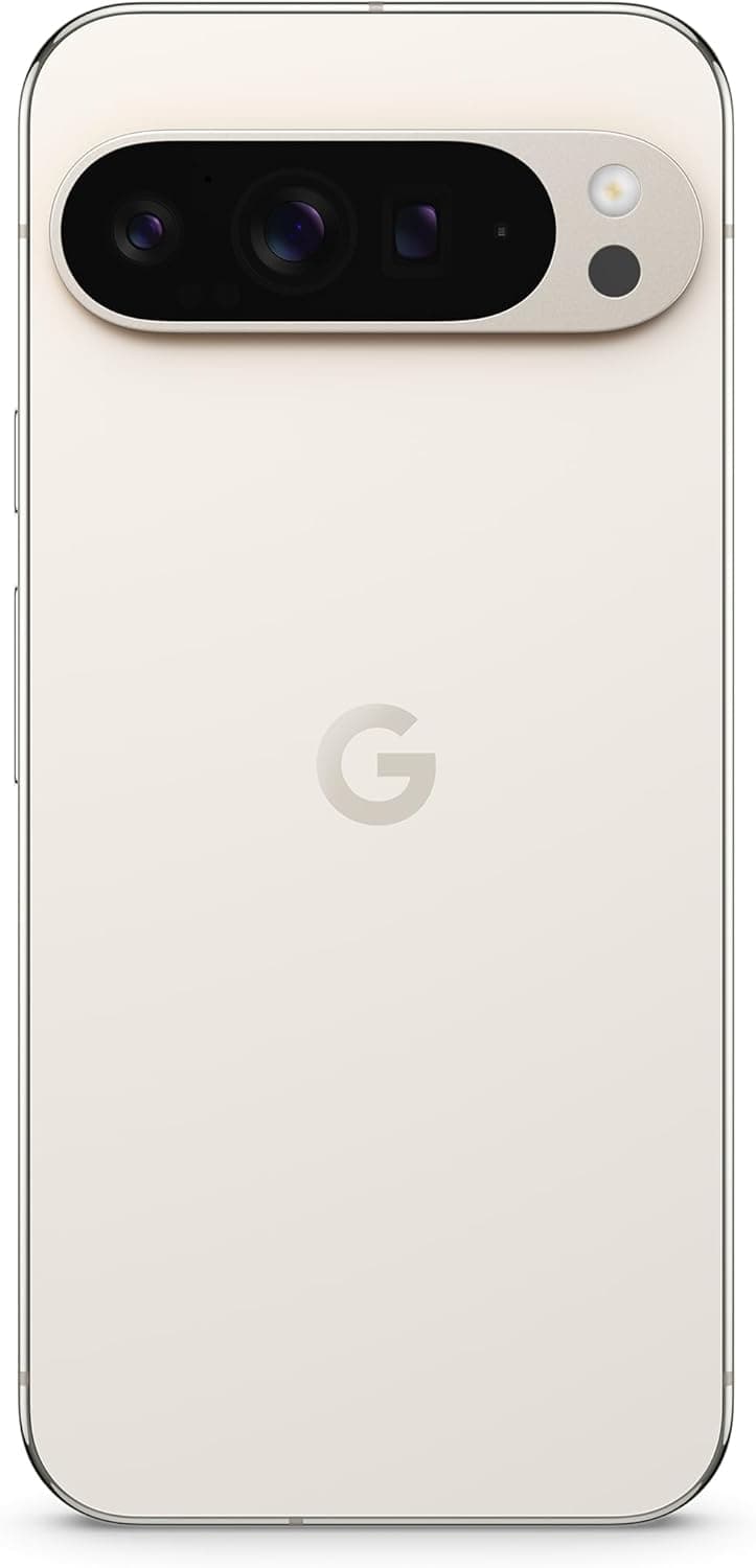 Google Pixel 9 Pro XL - Smartphone Android desbloqueado com Gemini, sistema de câmara traseira tripla, bateria com autonomia de 24 horas e ecrã super atuação de 6,8" - Porcelana, 256 GB