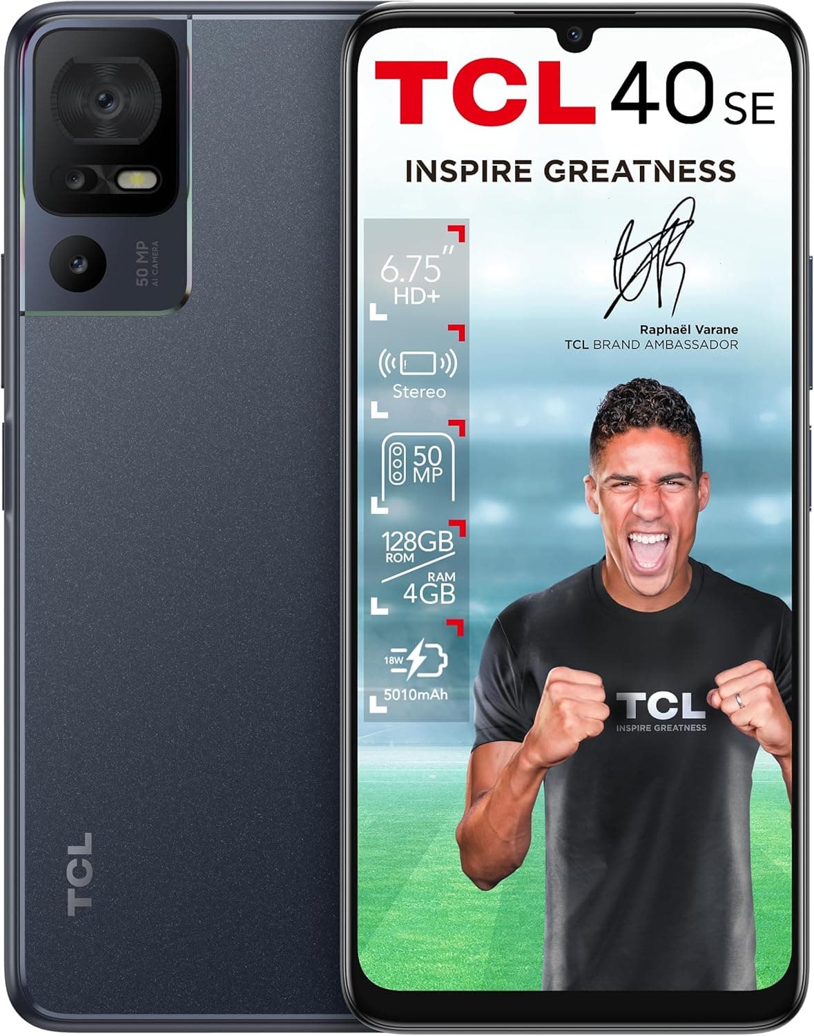 TCL 40SE 256 GB cinzento escuro