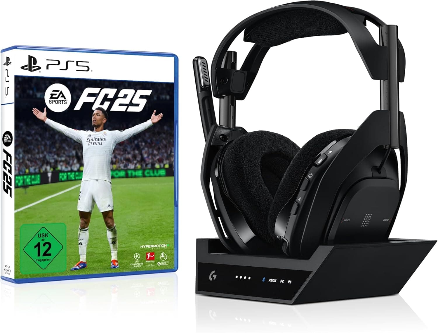 EA SPORTS FC 25 PS5 + Logitech G Astro A50 X LIGHTSPEED Wireless Gaming Headset