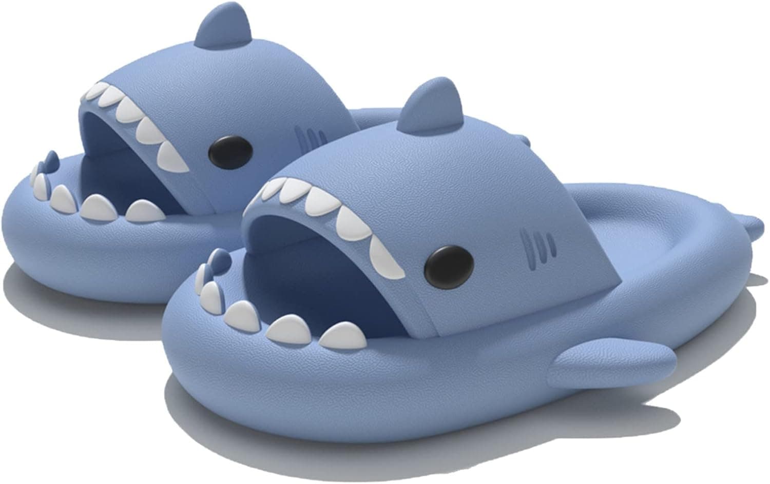 Sisttke Shark Sliders | Chinelos de verão antideslizantes para crianças