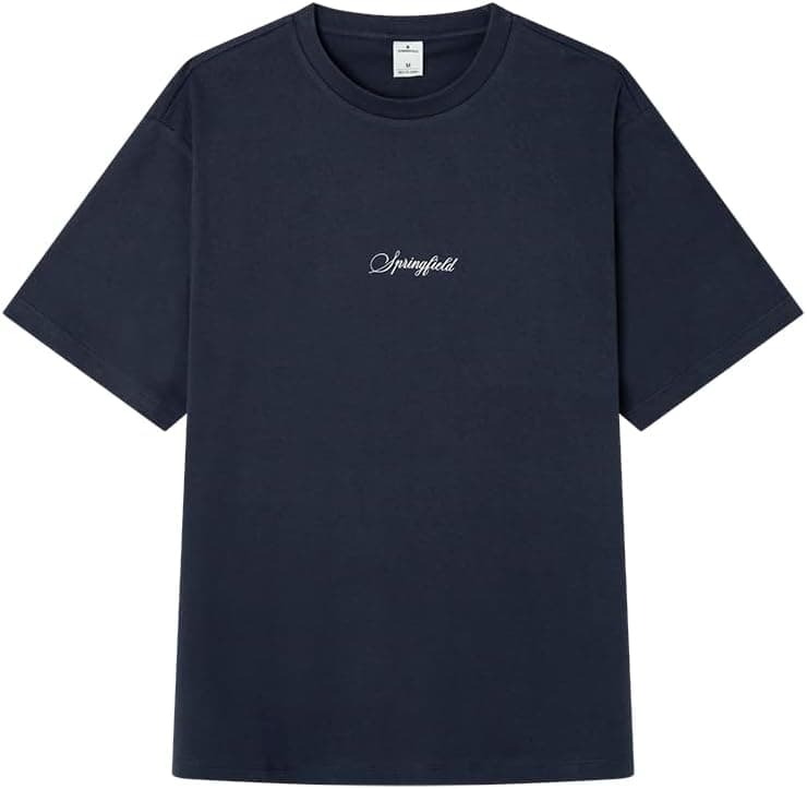 SPRINGFIELD | T-shirt masculina em azul escuro