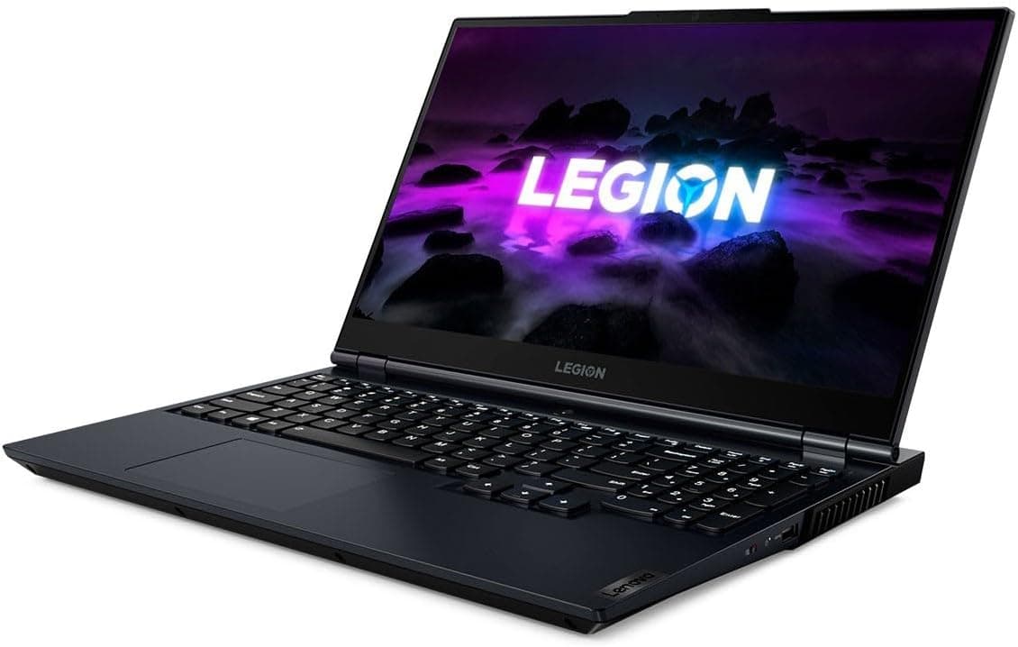 Lenovo Legion 5 Gen 6 Computador portátil Gaming FullHD de 15,6", 120Hz (AMD Ryzen 5 5600H, 8 GB RAM, 512 GB SSD, NVIDIA GeForce RTX 3060-6 GB, sem sistema operativo, azul/preto - Teclado QWERTY Português